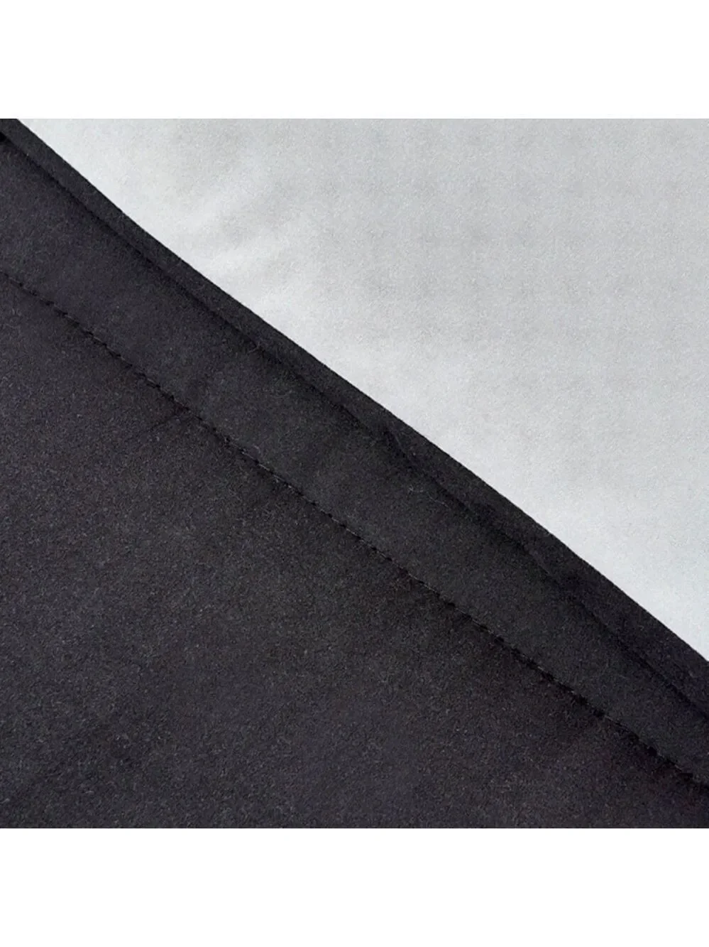 Luxury Reversible King Size Comforter Black and Platinum